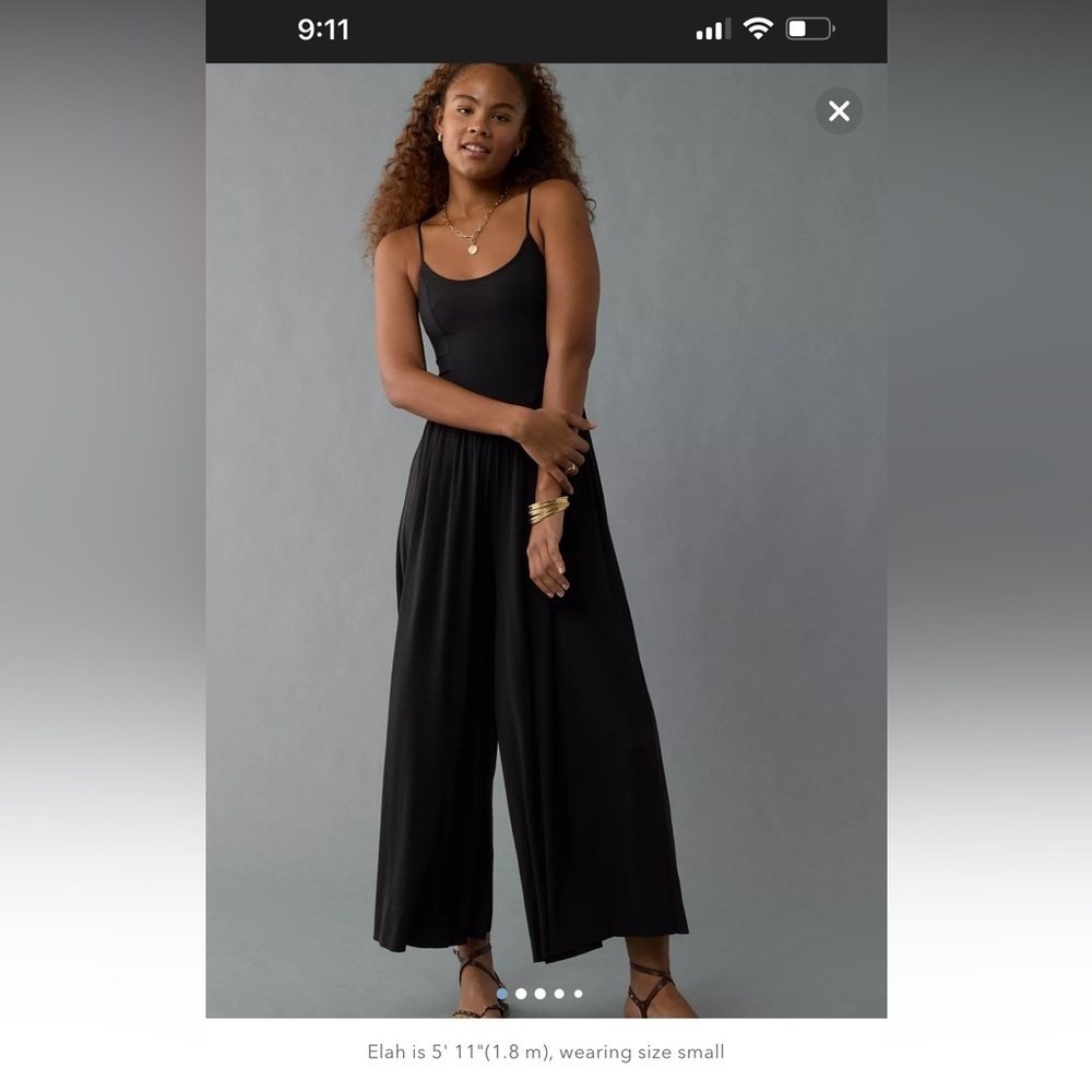 OLIVA GREY Elegant Black Wide-Leg Pants
Caja 9 - Picture 1 of 4